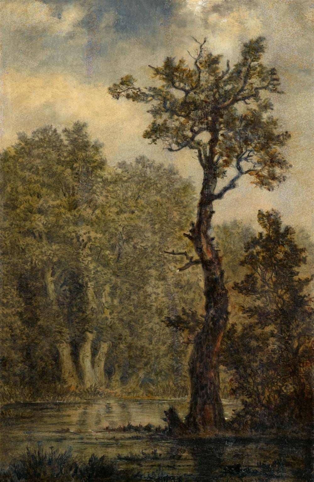 Carl Gustav Carus comparable auction result: carl gustav carus wooded landscape