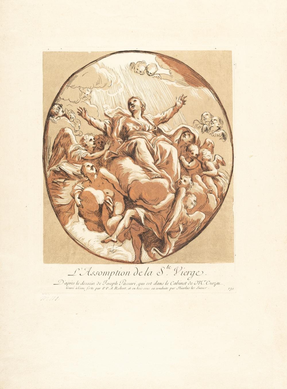 Nicolas Le Sueur comparable auction result: nicolas le sueur mariae himmelfahrt