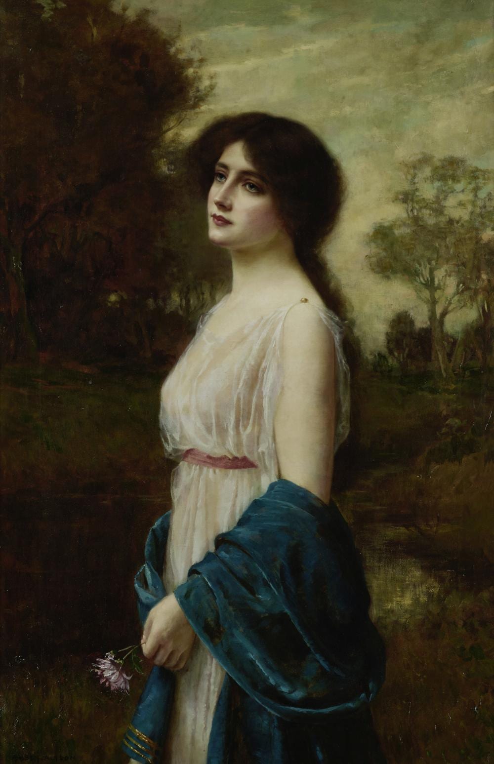 abbey altson british 1866 1949 missing her beloved 40 1 4 x 26 1 8in 102 4 x 66 5cm · Bonhams · 2020-11-12 Aby Altson comparable auction result: abbey altson british 1866 1949 missing her beloved 40 1 4 x 26 1 8in 102 4 x 66 5cm