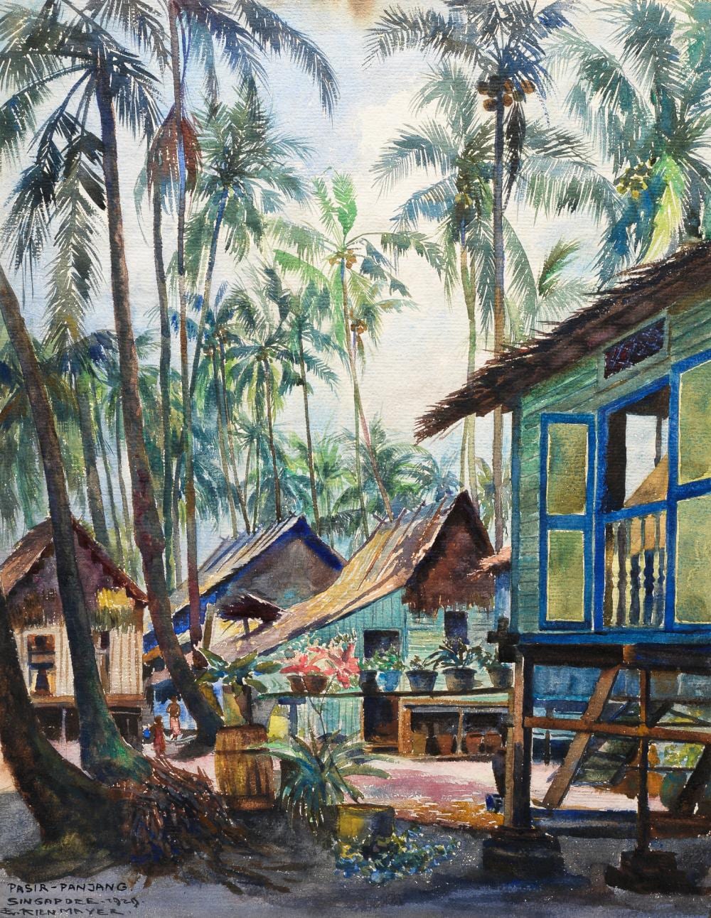 Franz Kienmayer comparable auction result: franz kienmayer 1886 1963 pasir panjang singapore signed and dated si