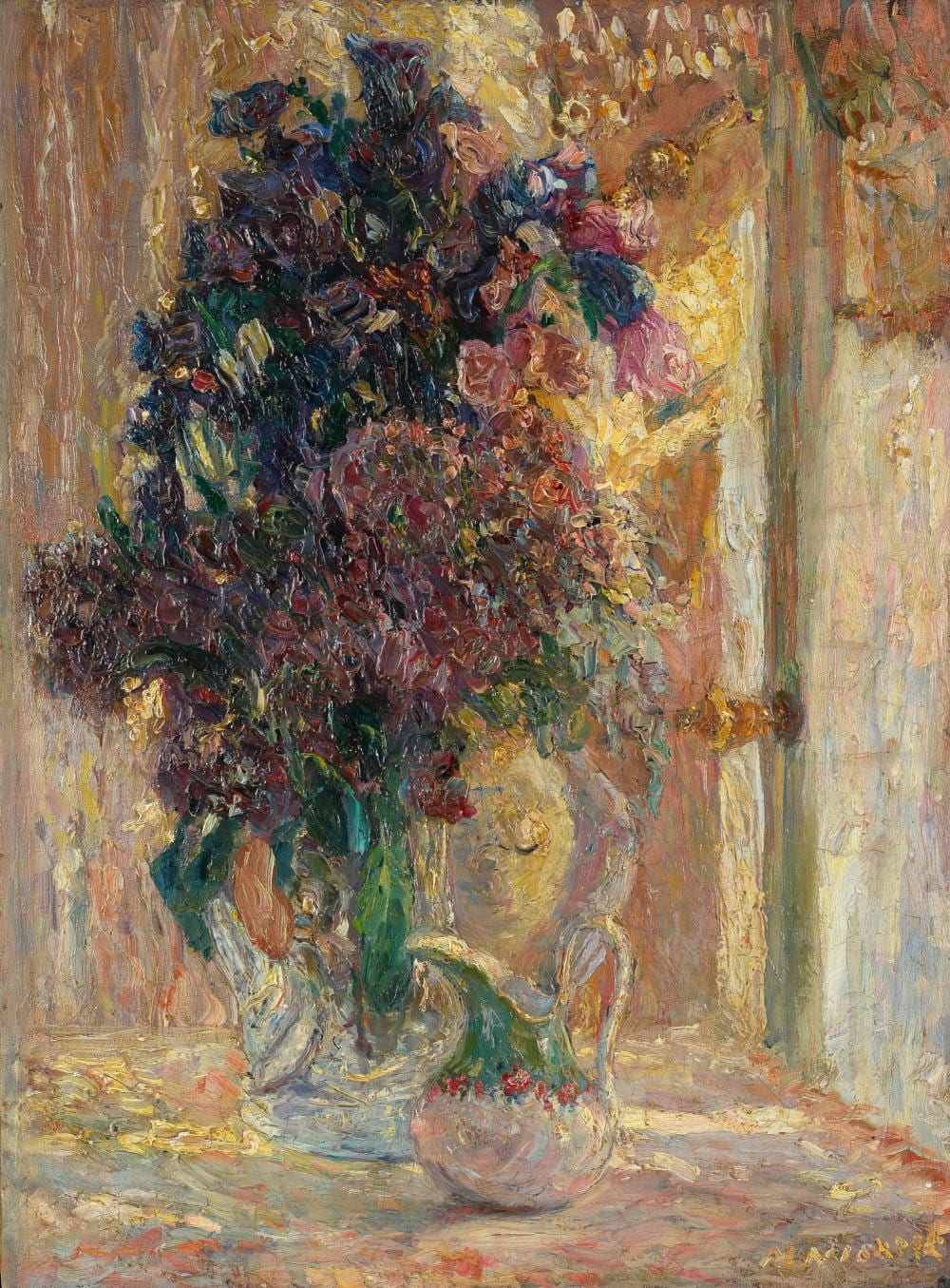 Maurits Joseph Niekerk comparable auction result: maurits joseph niekerk 1871 1940 still life with flowers signed lower