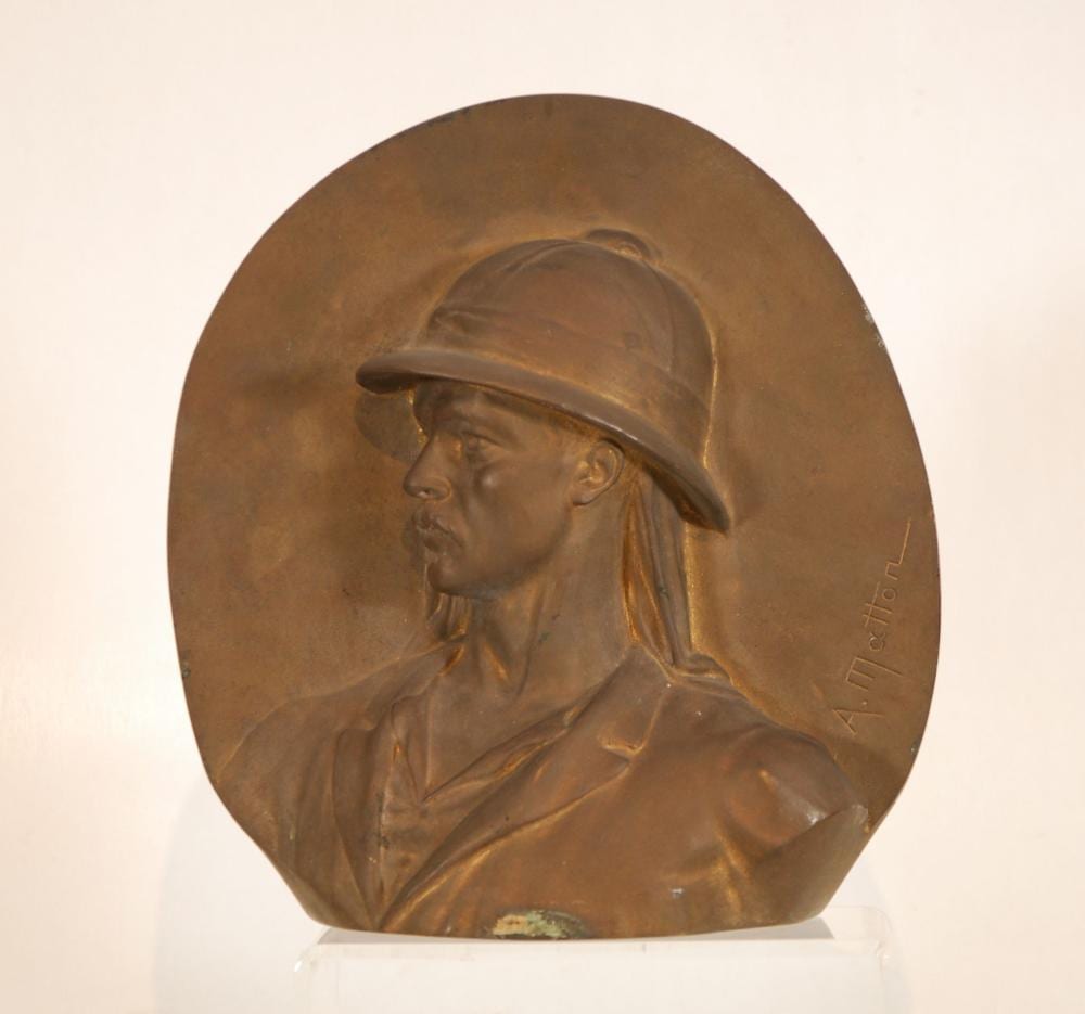 ars ne matton 1873 1953 m daillon repr sentant h m stanley medaillion representing h m stanley · Brussels Art Auctions · 2020-11-17 Arsène Matton comparable auction result: ars ne matton 1873 1953 m daillon repr sentant h m stanley medaillion representing h m stanley