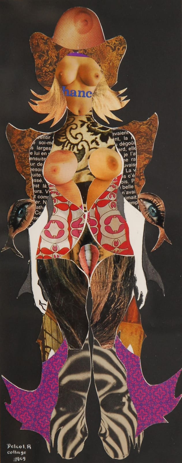 Roland Delcol comparable auction result: roland delcol 1942 collage collage