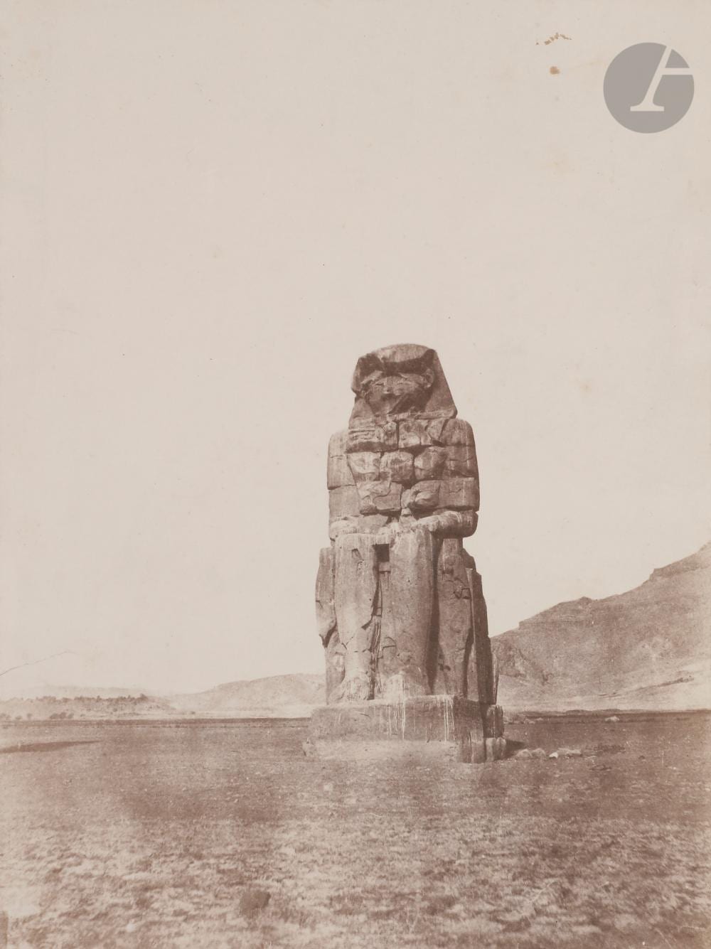 John Beasley Greene comparable auction result: john beasley greene 1832 1856 gypte th bes colosse de m mnon 1854