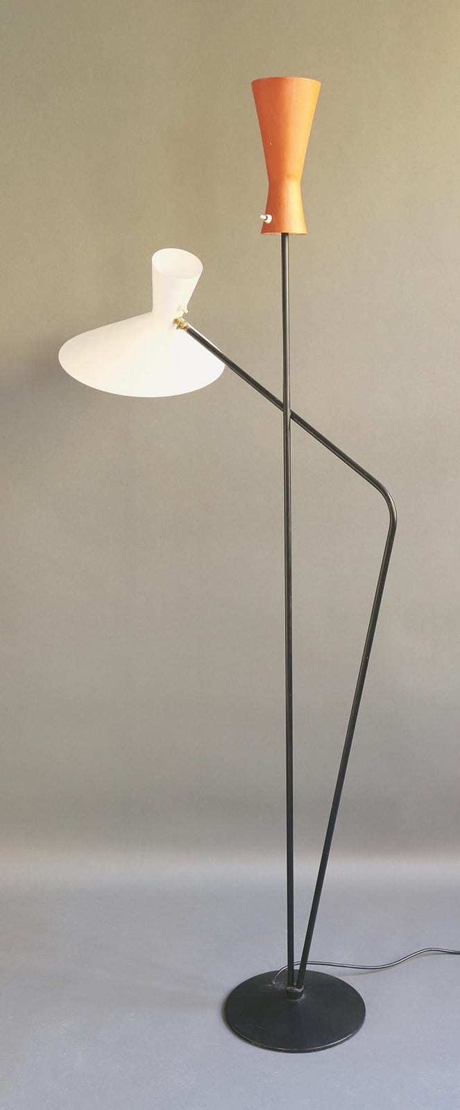 Karl Moor comparable auction result: karl moor bag turgi 1950s floor lamp