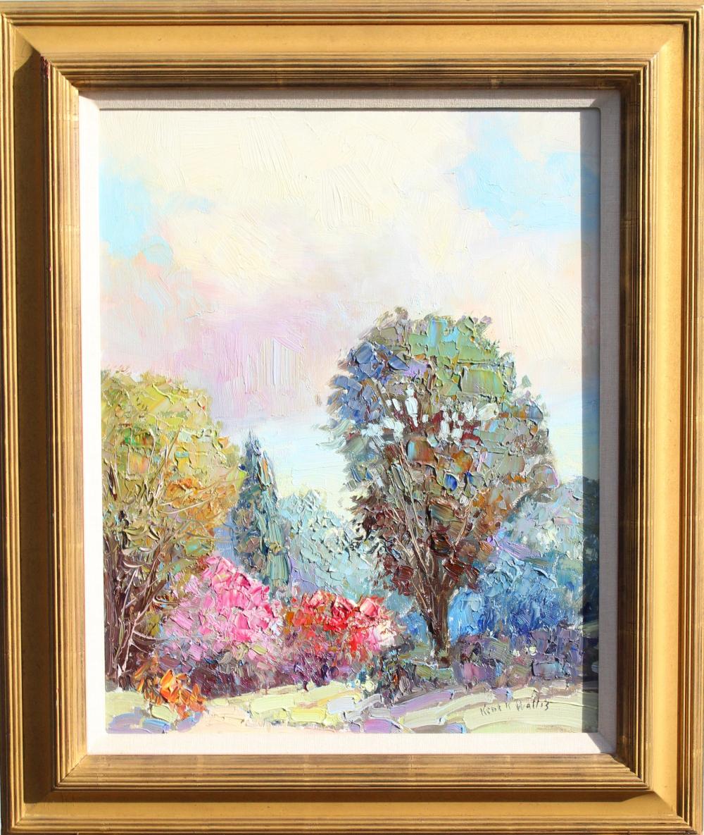 kent r wallis utah b 1945 sky above is gentle · Sarasota Estate Auction · 2020-11-14 Kent R Wallis comparable auction result: kent r wallis utah b 1945 sky above is gentle
