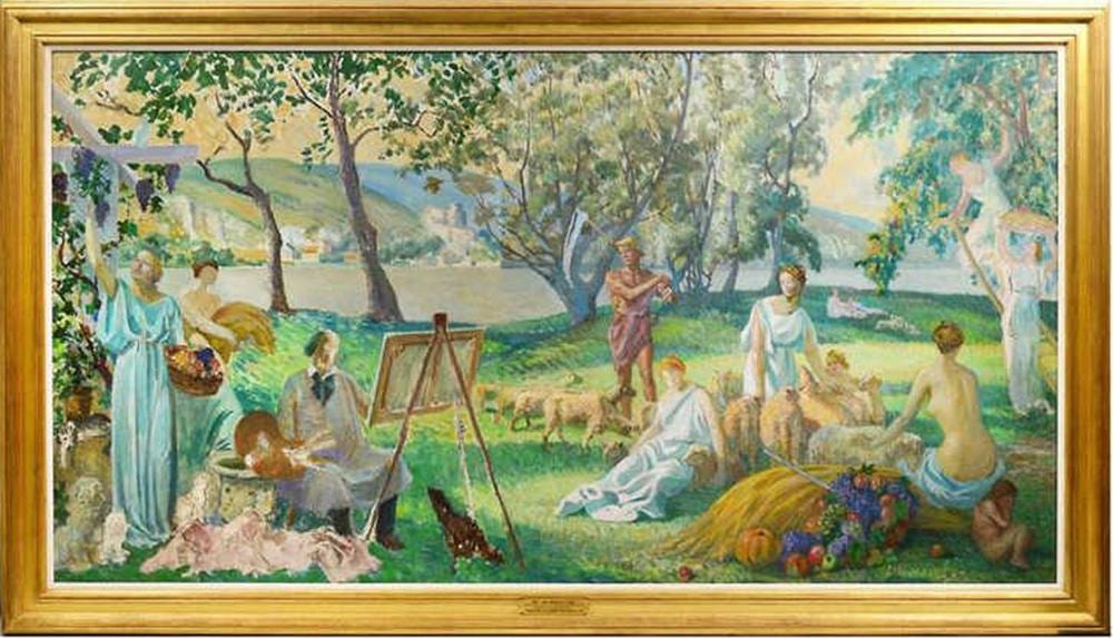 Gilbert White comparable auction result: thomas gilbert white 1877 1939 american o c