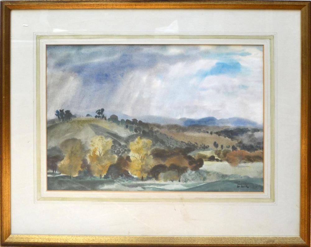 Leonard Lloyd Annois comparable auction result: len annois 1906 1966 plenty river valley templestowe 1958 watercolour on paper