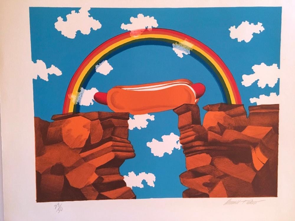 Russell T. Gordon comparable auction result: russell t gordon 1936 2013 color intaglio