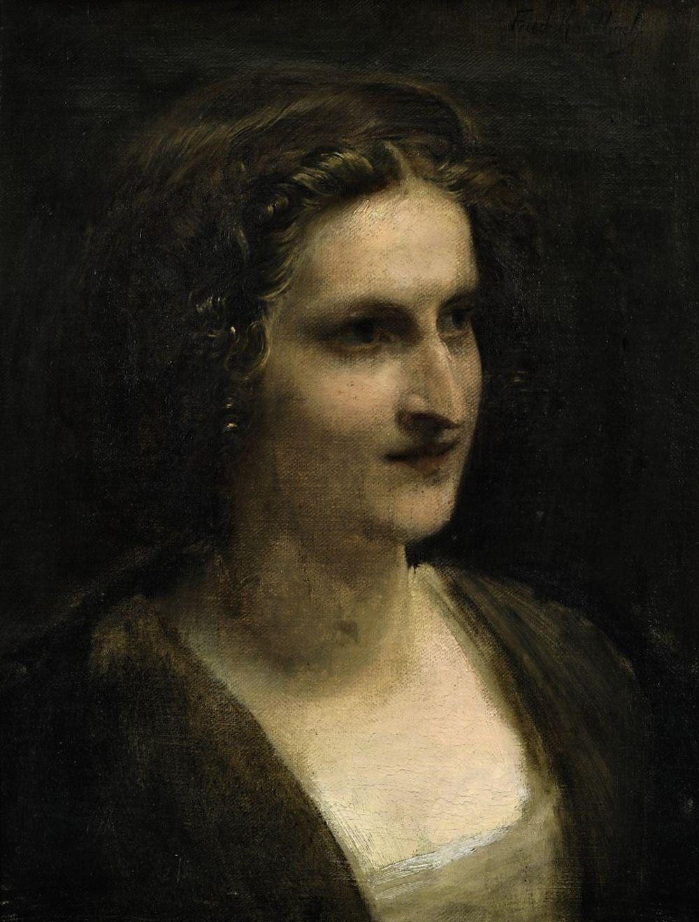 Friedrich Kaulbach comparable auction result: damenportr t