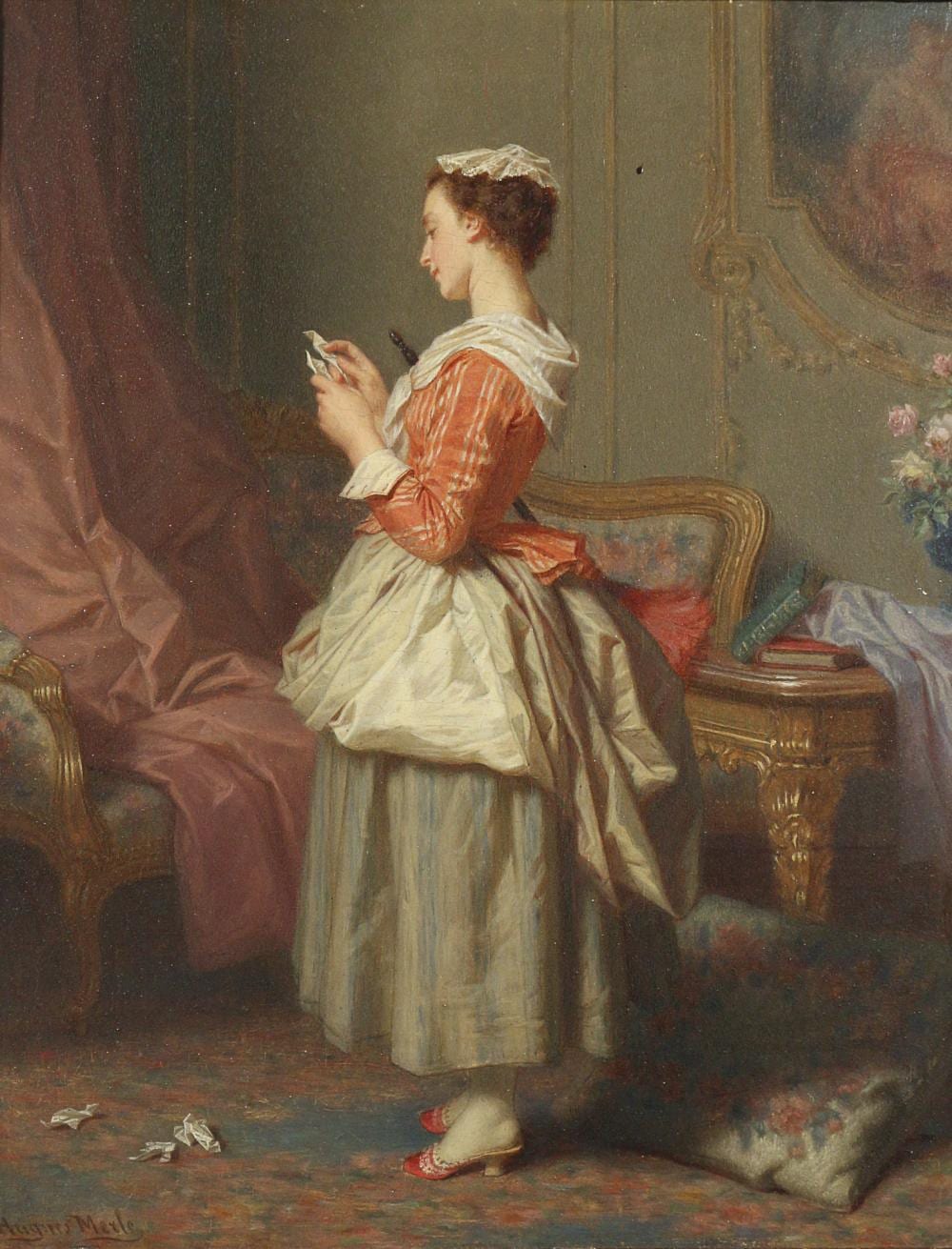 Hugues Merle comparable auction result: hugues merle french 1823 1881