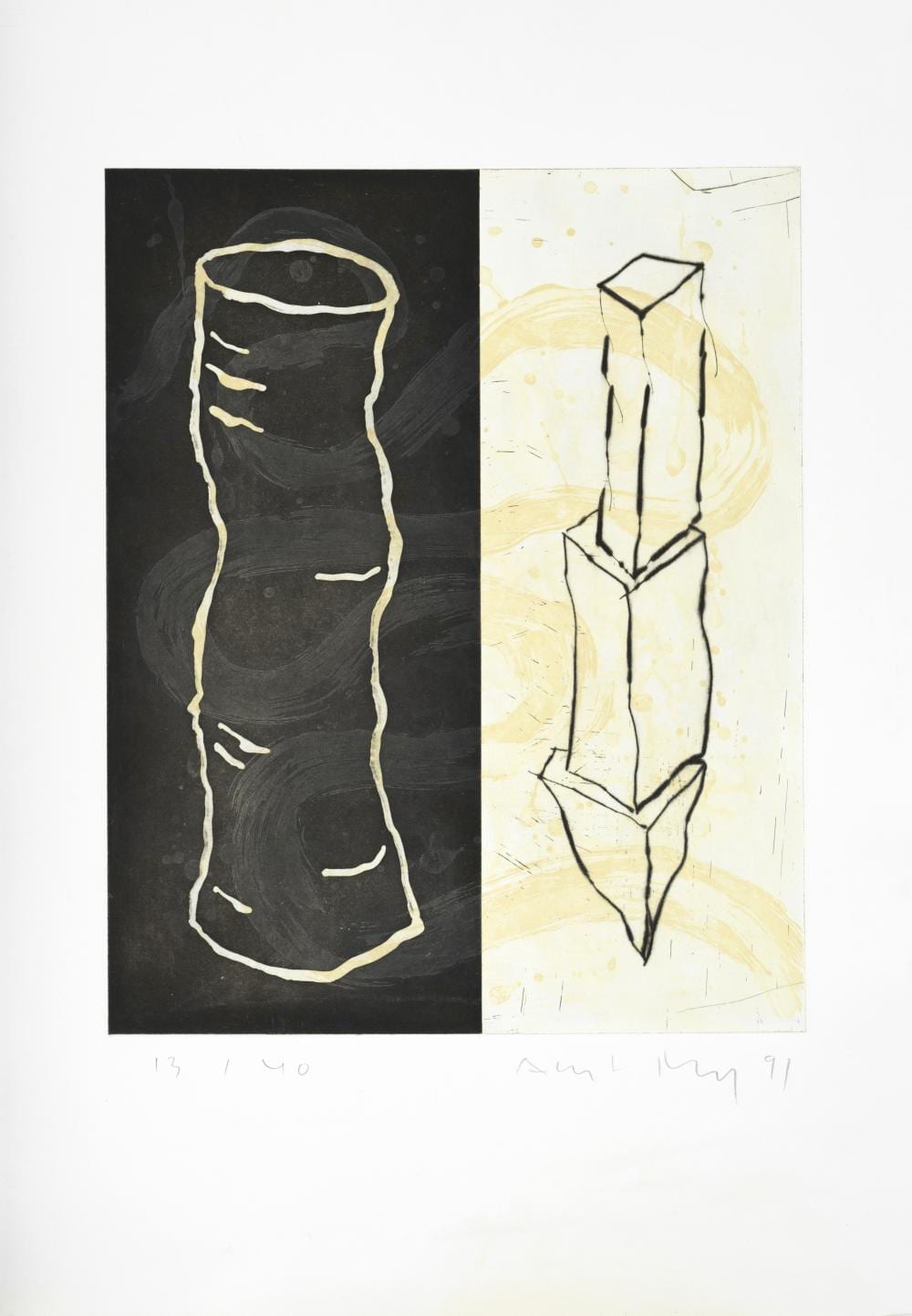 Albert Mertz comparable auction result: albert mertz ne en 1942 sans titre 1991