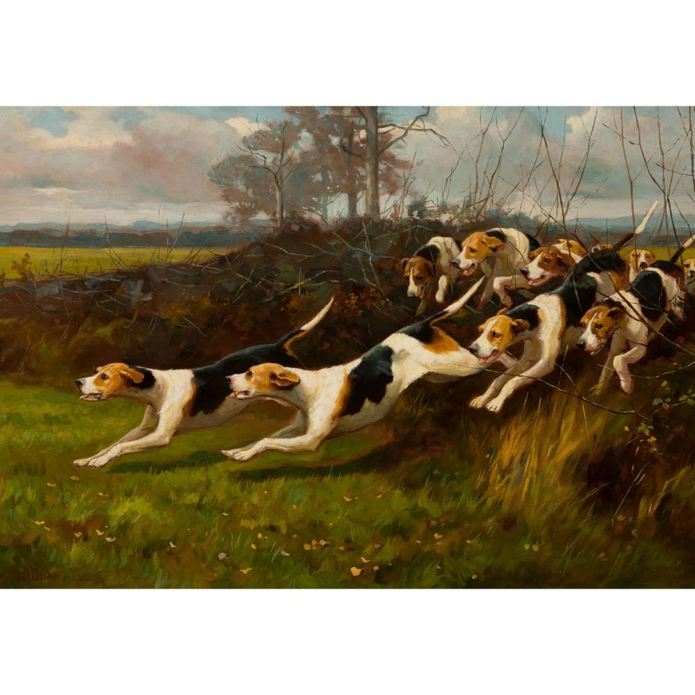 Alfred Duke comparable auction result: alfred duke following the scent