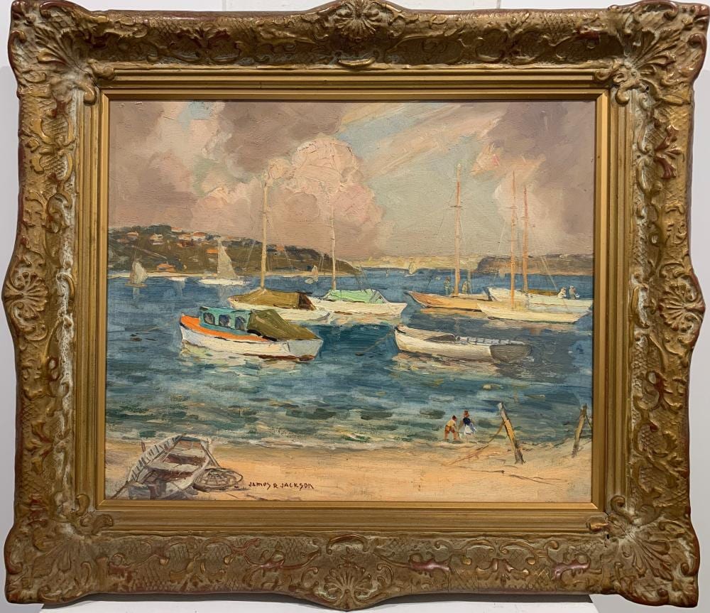 James Jackson comparable auction result: james jackson 1882 1921 australia europe the spit sydney harbour
