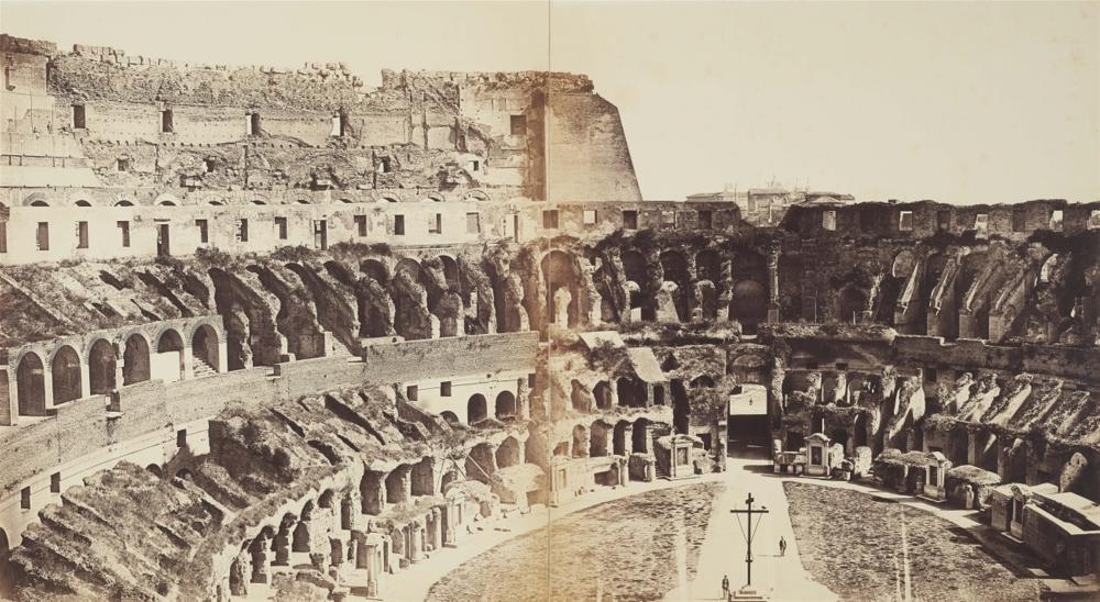 Tommaso Cuccioni comparable auction result: tommaso cuccioni interior view of the colosseum before 1860