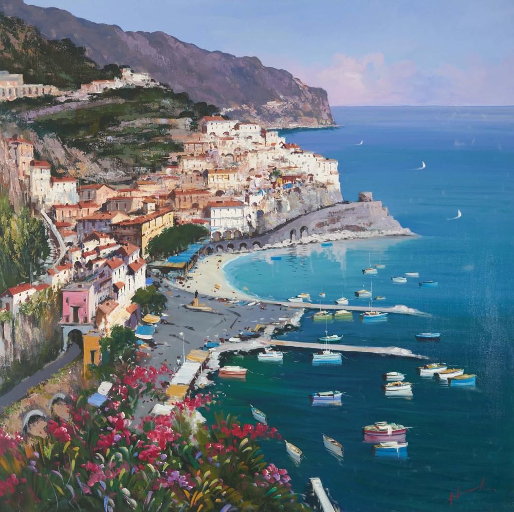 Antonio Iannicelli comparable auction result: antonio iannicelli amalfi coast