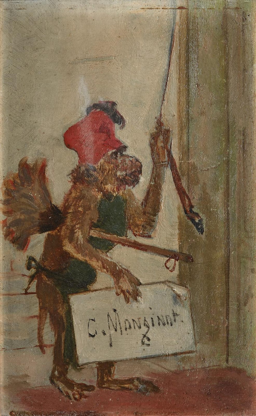 charles monginot 1825 1900 singe fleuriste singe au plumeau · Audap & Associés · 2020-11-17 Charles Monginot comparable auction result: charles monginot 1825 1900 singe fleuriste singe au plumeau