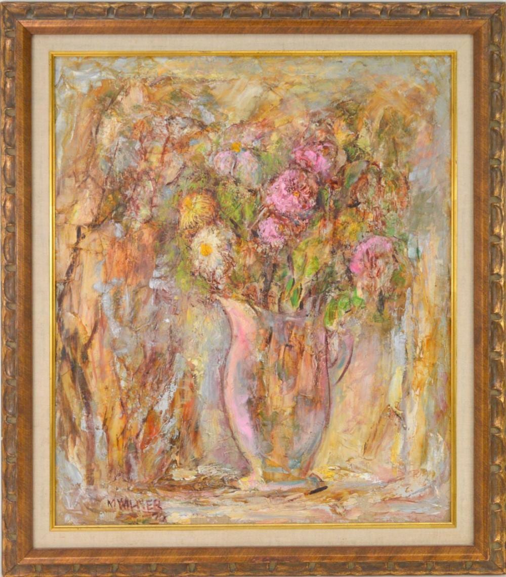 Marie Wilner comparable auction result: marie wilner american 1910 oil on canvas floral still life 24 x 20 inches