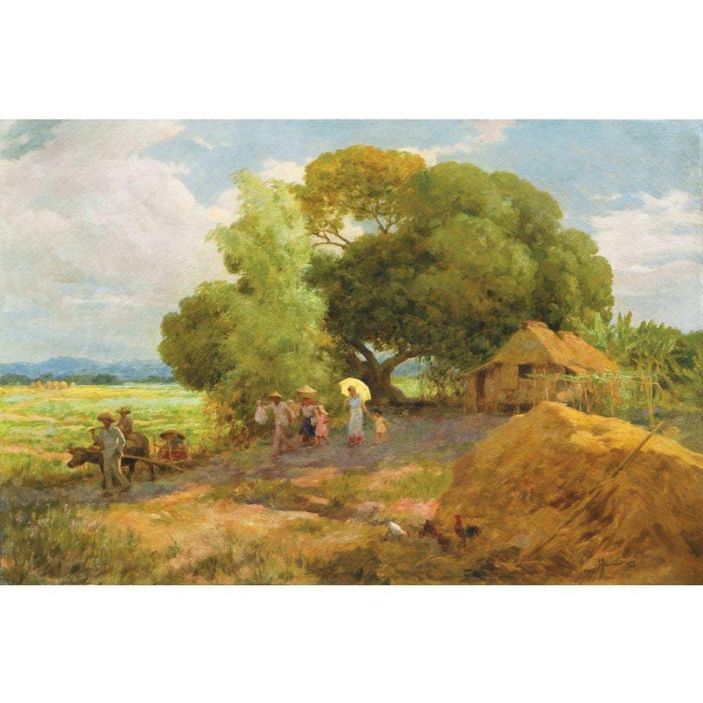 Fernando Amorsolo (1892 - 1972) - Anihan comparable sale
