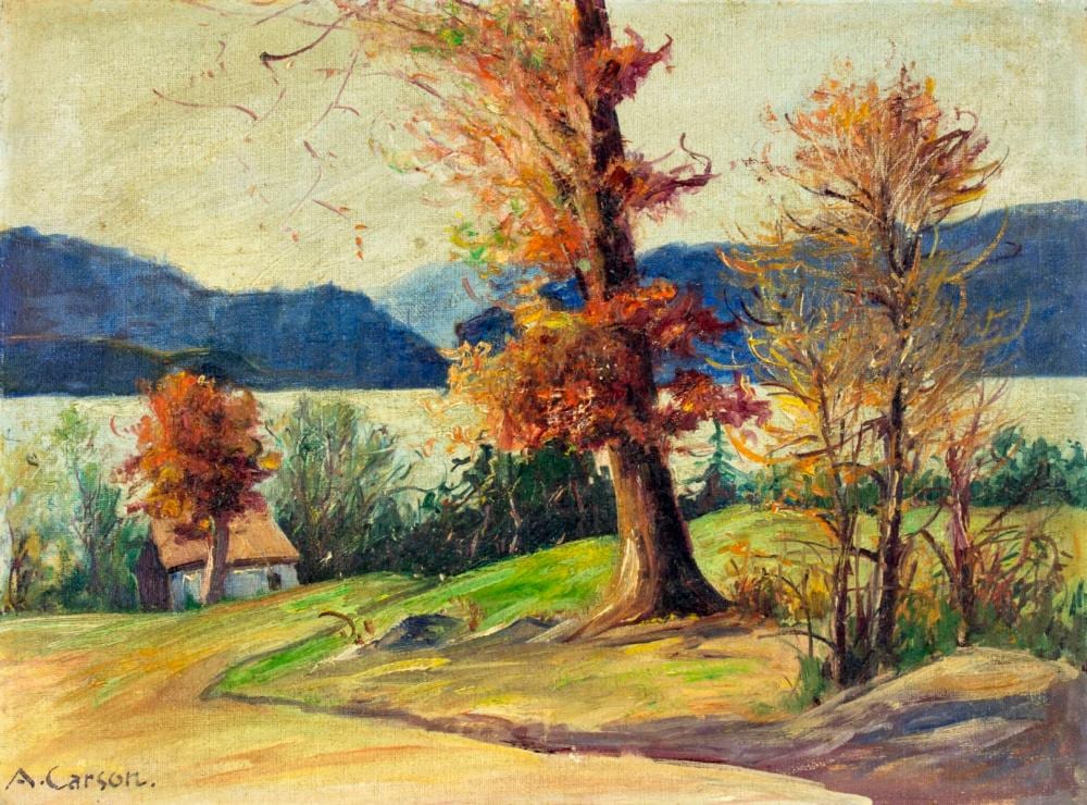 Allan MacDonald Carson comparable auction result: allan macdonald carson ny ca 1901 1989 oil painting