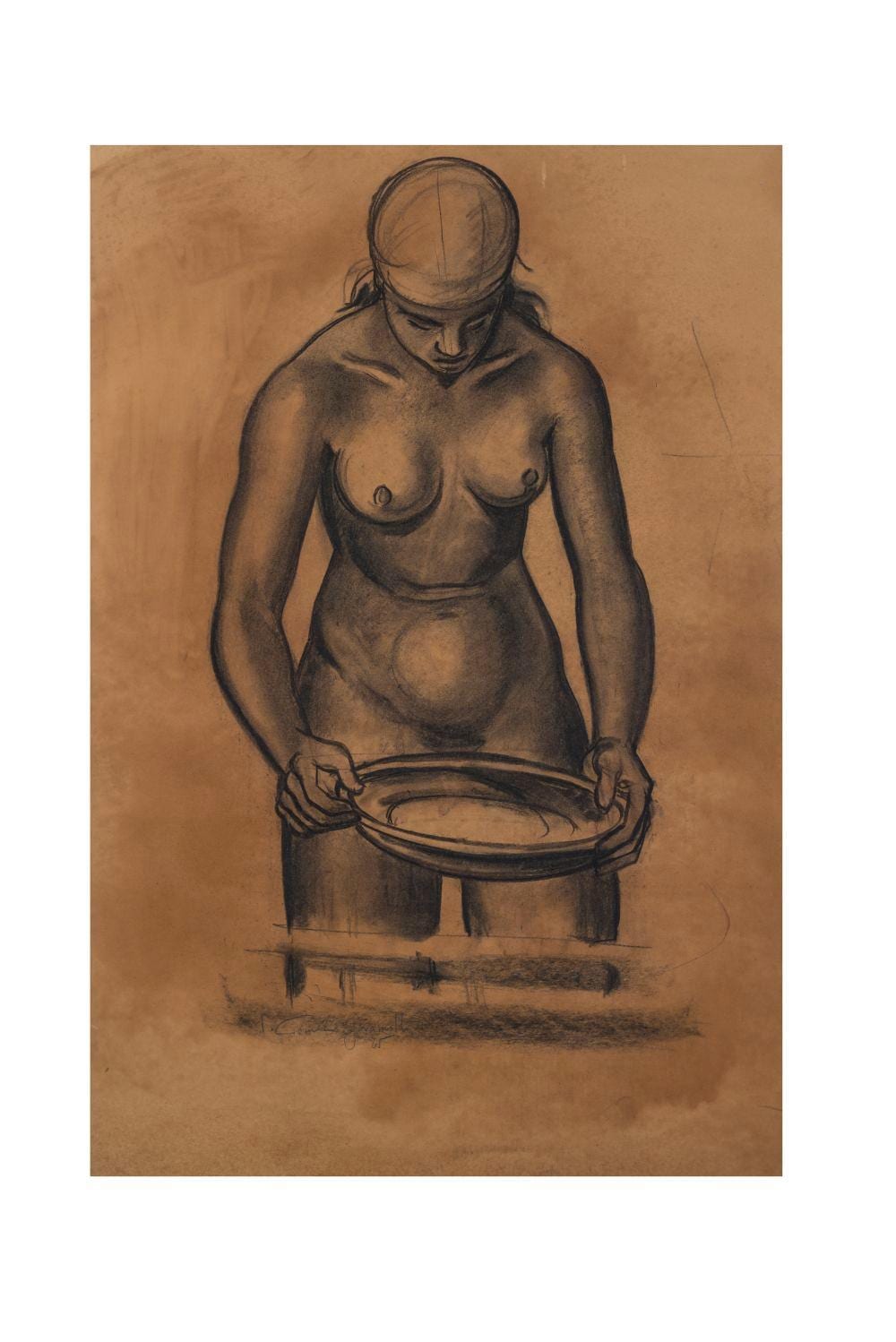 Ignacio Gomez Jaramillo (1910-1970) - Barequera, 1965 comparable sale
