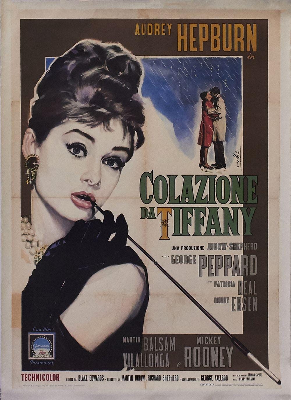 Lorenzo Nistri comparable auction result: lorenzo nistri 1923 colazione da tiffany con audrey hepburn breakfast at tiffany s starring audrey hepburn