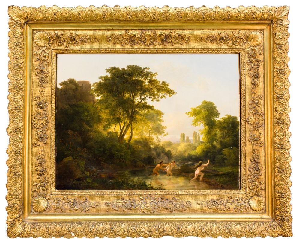 id. Markó Károly (1793-1860): Faun and nymphs in italian landscape comparable sale