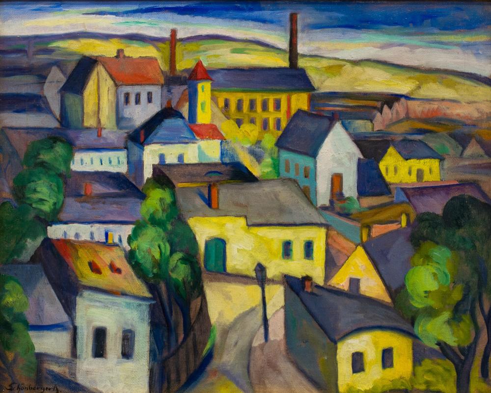 Schönberger Armand (1885-1974): City, around 1930 comparable sale