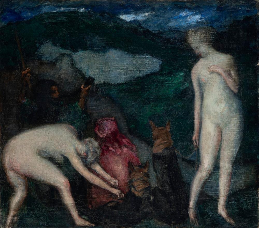 Vaszary János (1867-1939): Hunting, 1921-22 comparable sale