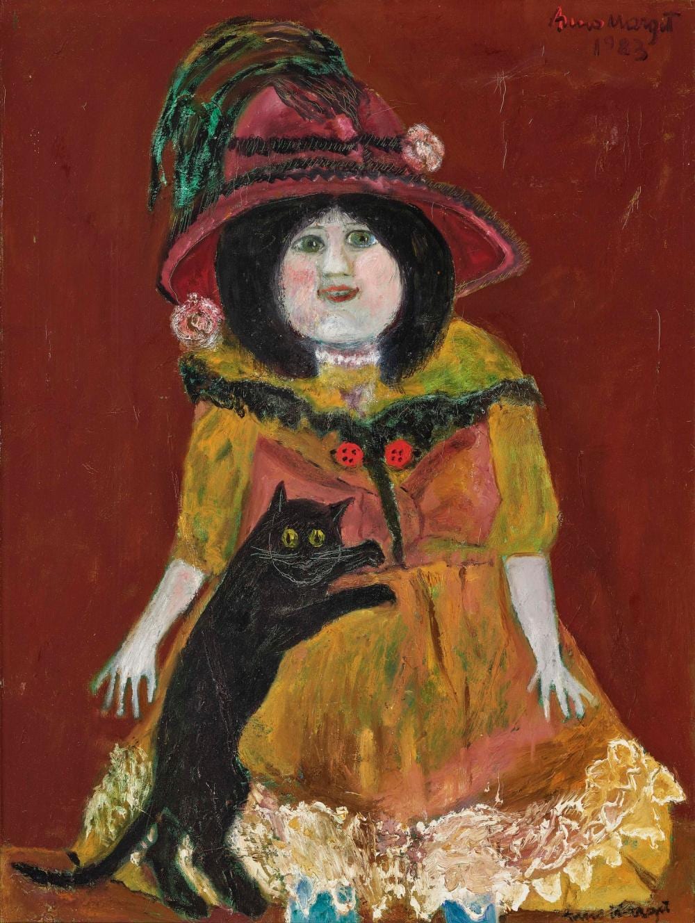Anna Margit (1913-1991): My queen: Gizi 1983 comparable sale