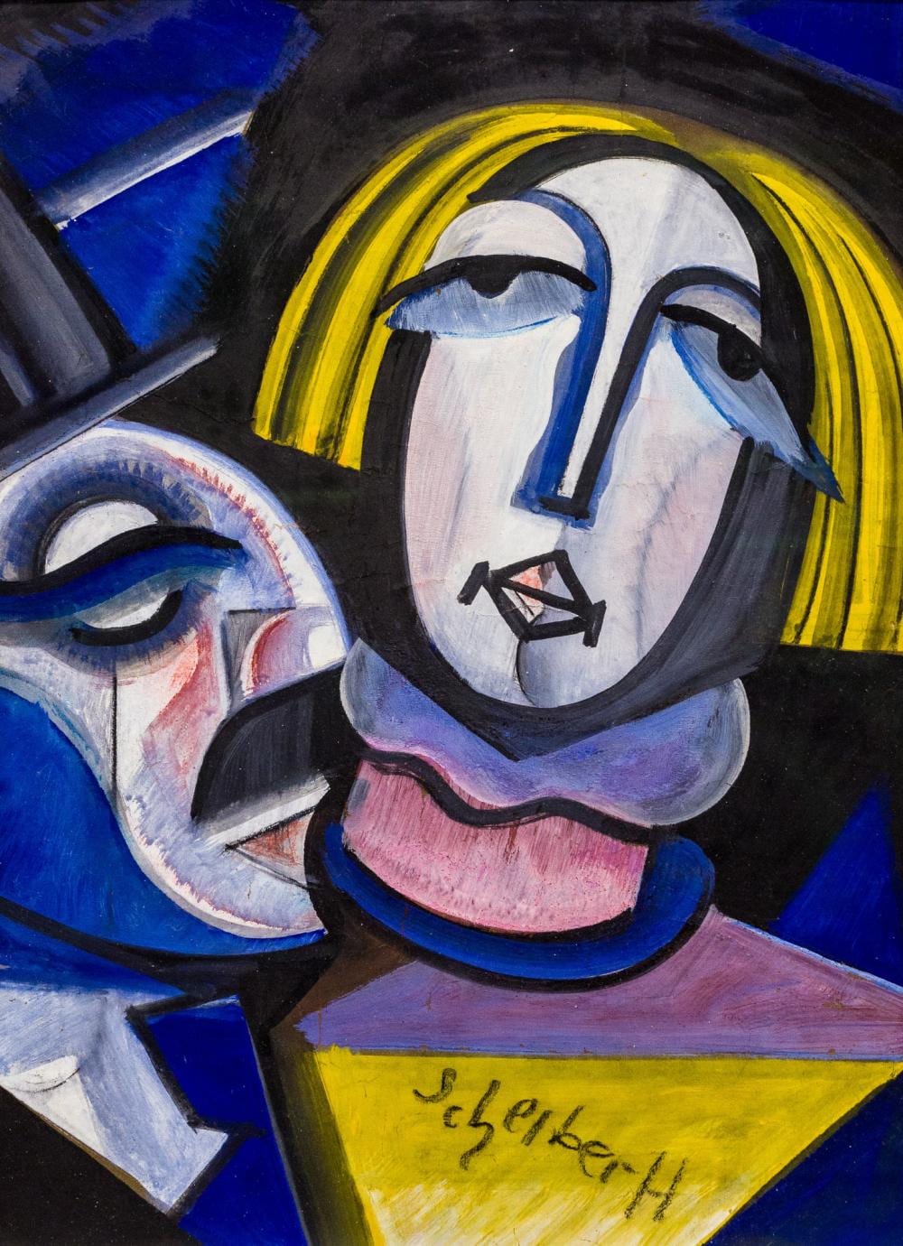 Scheiber Hugó (1873-1950): Woman and man comparable sale