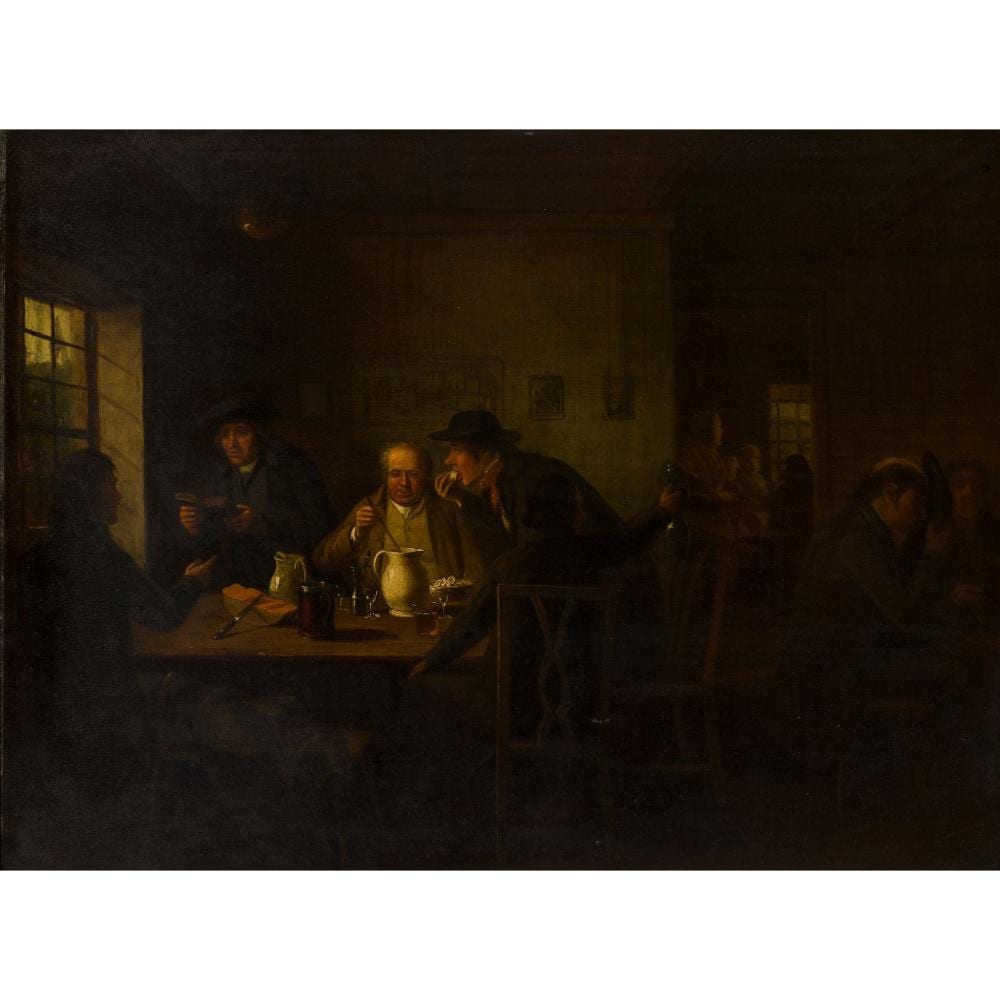 Alexander Carse comparable auction result: alexander carse scottish 1770 1843 a tavern interior
