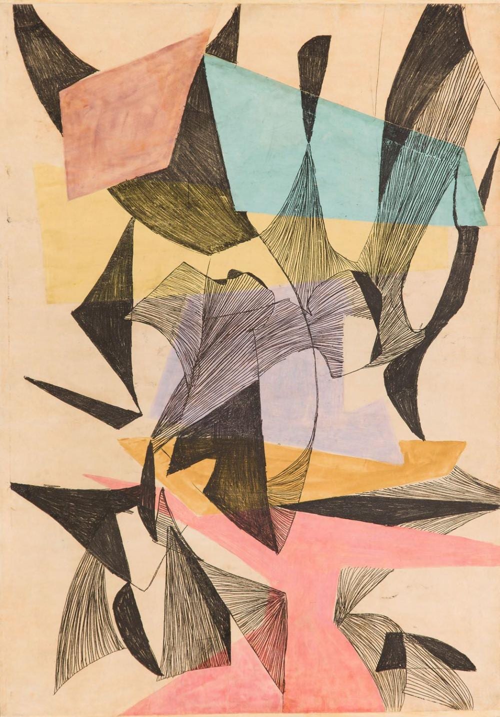 Maria Jarema comparable auction result: maria jarema 1908 1958 composition 1955