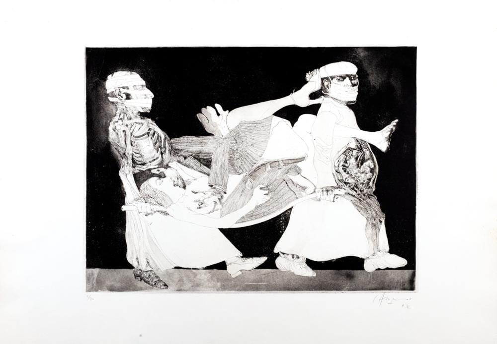 Carlos Alonso comparable auction result: carlos alonso tunuy n 1929 visceral love 1972