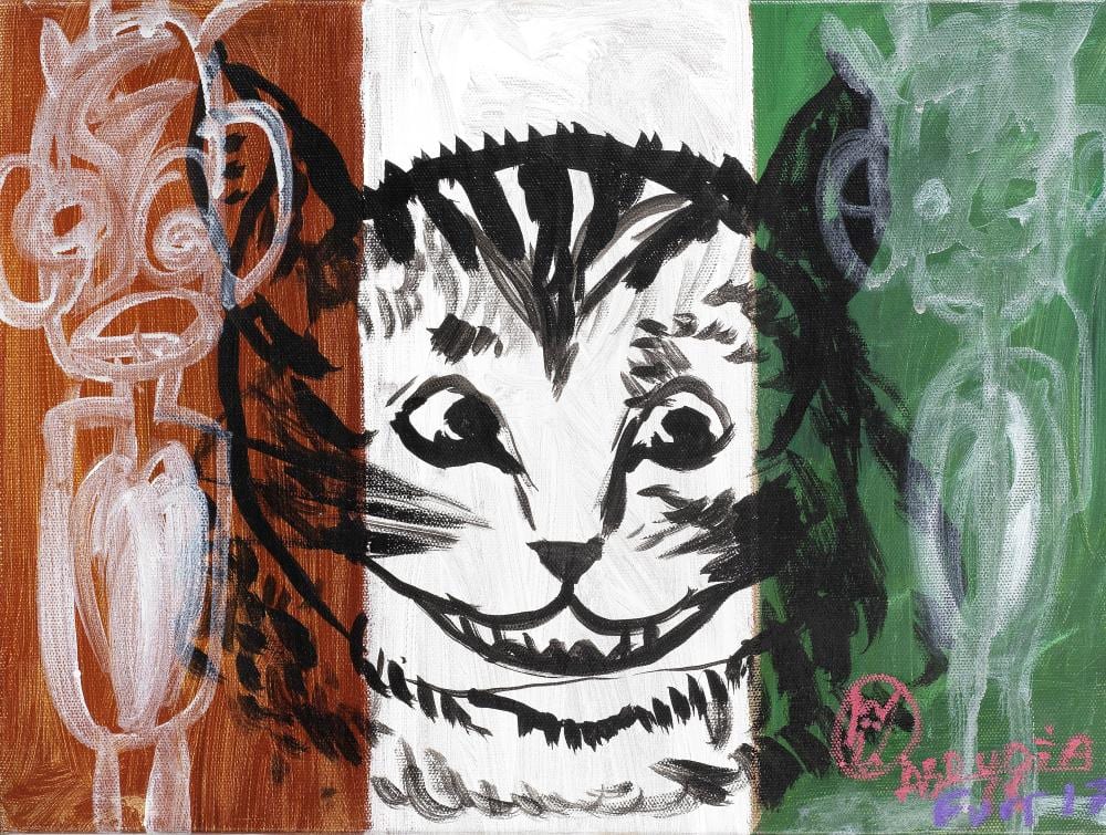 Aboudia Abdoulaye Diarrassouba comparable auction result: aboudia abdoulaye diarrassouba ivorian born 1983 and christian furr british 1966 cheshire cat