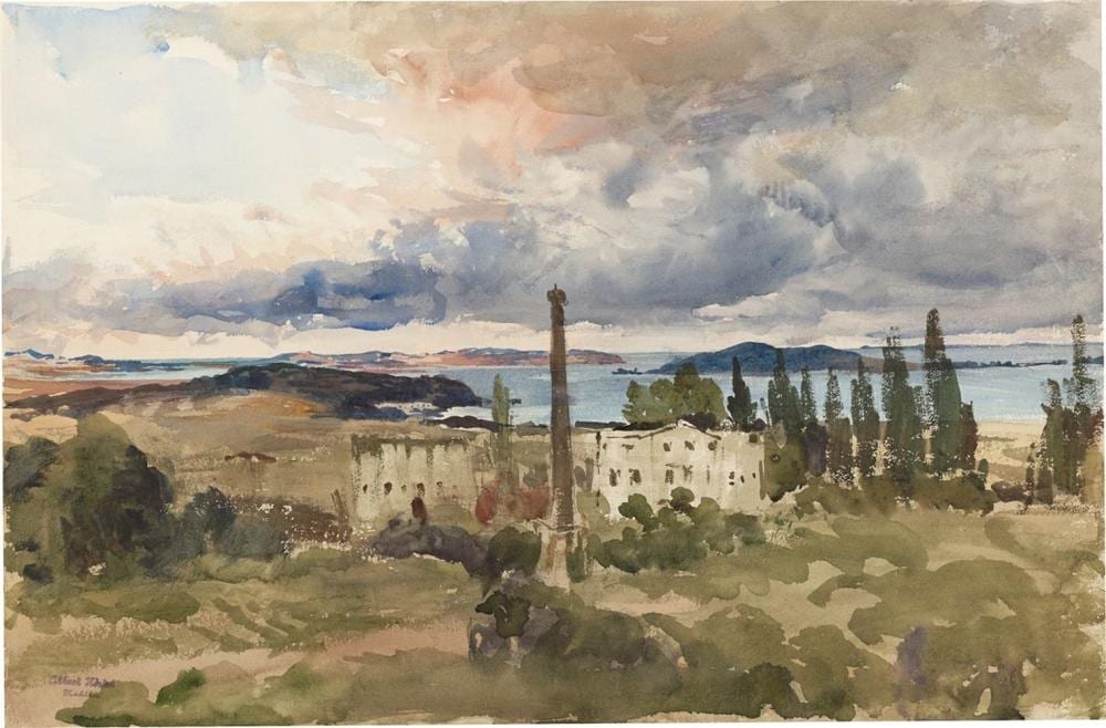 albert hertel italian landscape · Grisebach · 2020-12-02 Albert Hertel comparable auction result: albert hertel italian landscape