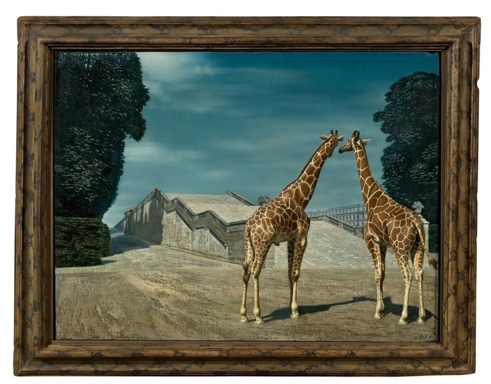 Albert Carel Willink comparable auction result: albert carel willink twee giraffen