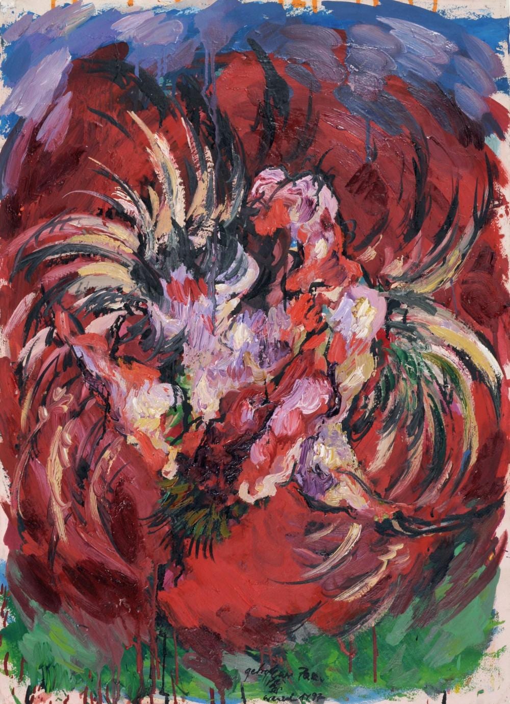 Jurgen Wenzel comparable auction result: juergen wenzel getroffener fasan 1997