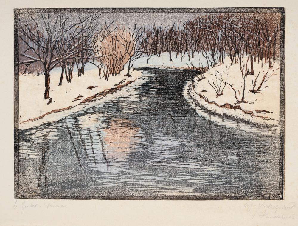 Margarete Geibel comparable auction result: margarete geibel an der ilm wohl um 1910