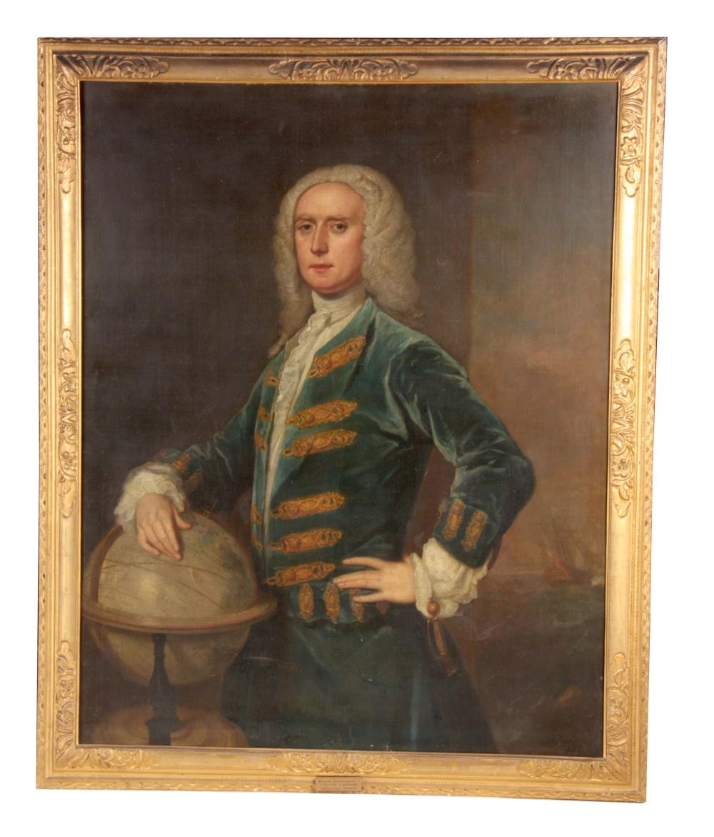 Bartholomew Dandridge comparable auction result: bartholomew dandridge 1691 1755 oil on canvas por