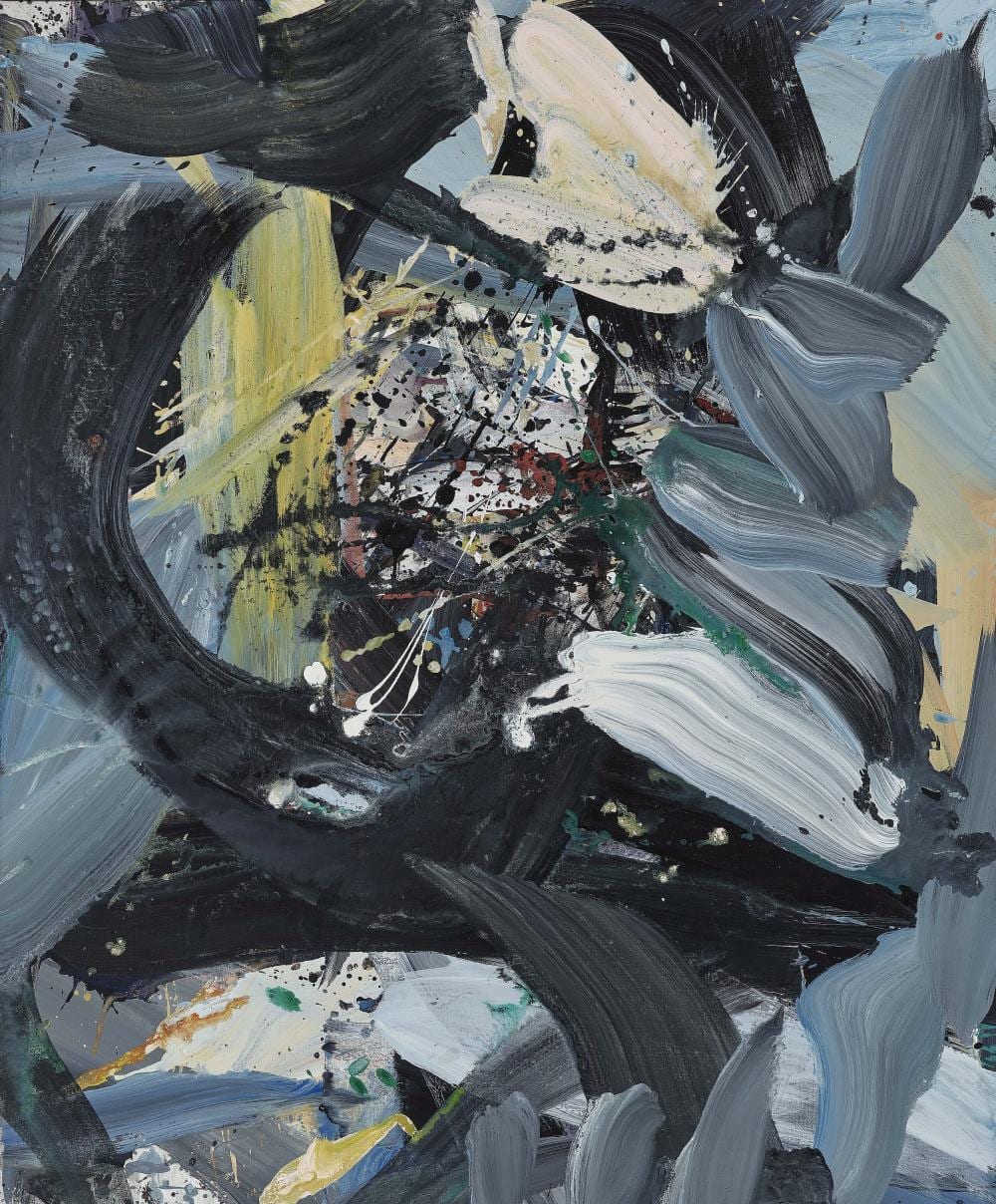 Heino Naujoks comparable auction result: heino naujoks abstract composition 1990