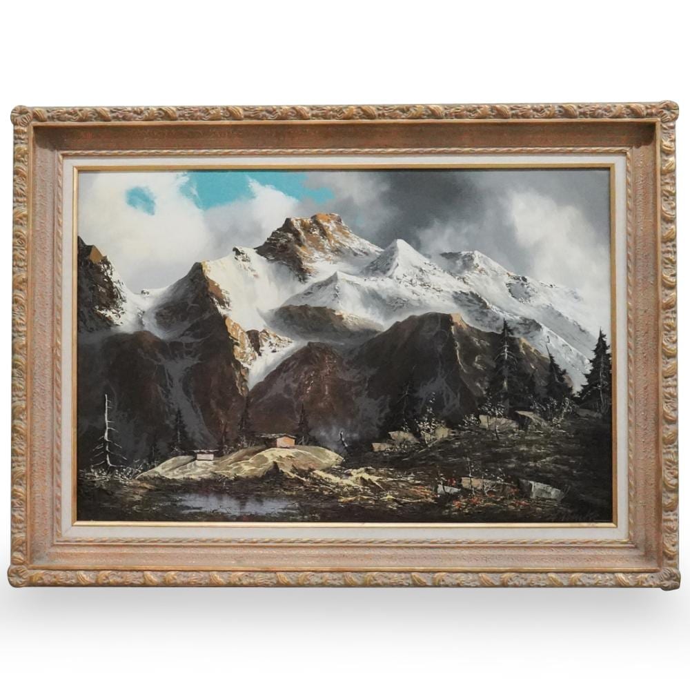 Arno Lemke comparable auction result: arno lemke german b 1916 oil on canvas