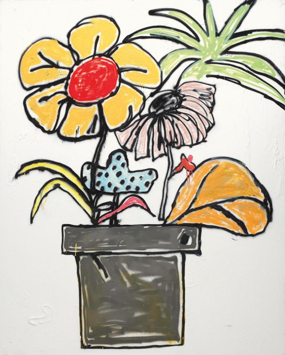 艾迪．馬丁內斯 Eddie Martinez (American, b. 1977) comparable sale