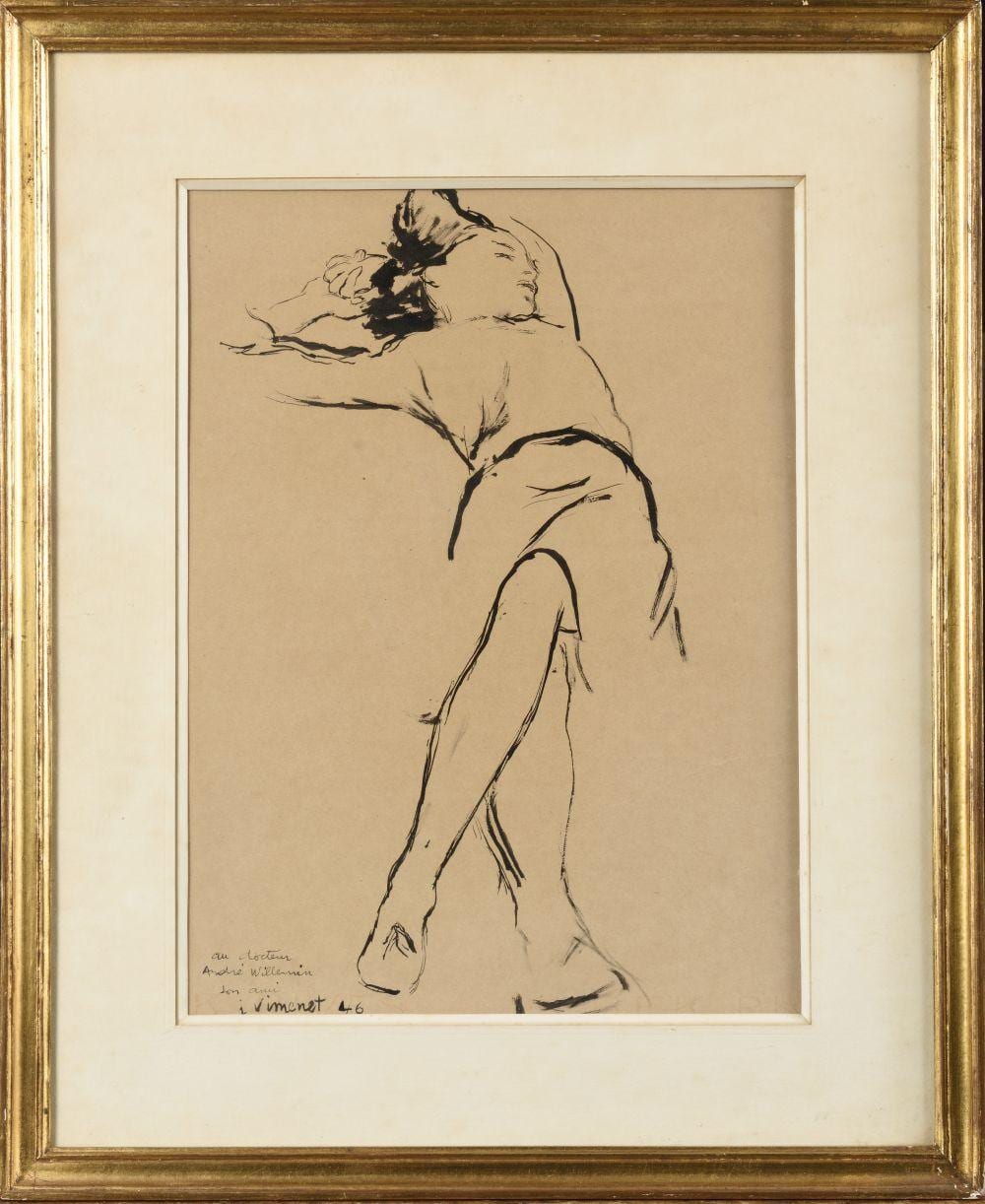 jean vimenet fra 1914 1999 femme lascive sign dat et d dicac au doct · Osenat · 2020-12-06 Jean Vimenet comparable auction result: jean vimenet fra 1914 1999 femme lascive sign dat et d dicac au doct