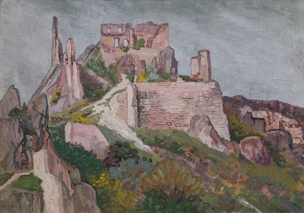 Max Kahrer comparable auction result: max kahrer castle ruin senftenberg