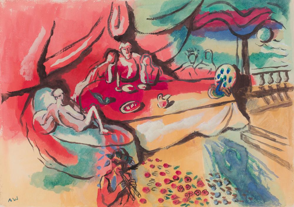 Alfred (Graf) Wickenburg comparable auction result: alfred wickenburg picnic
