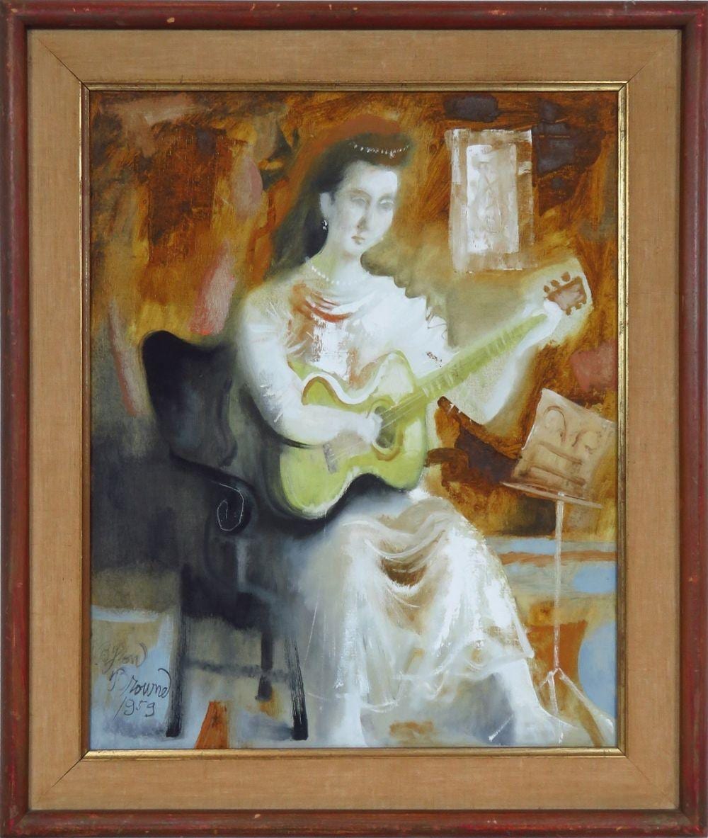 BYRON BROWNE 1907-1961 PAINTING SIGNED sold by Austin York LLC, lot 276 — auction record photograph