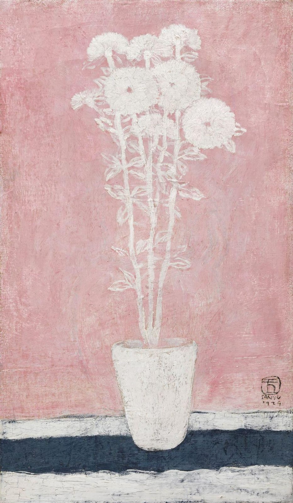 Sanyu (CHANG YU, 1895-1966) Chrysanthèmes blanches (White Chrysanthemums) o comparable sale