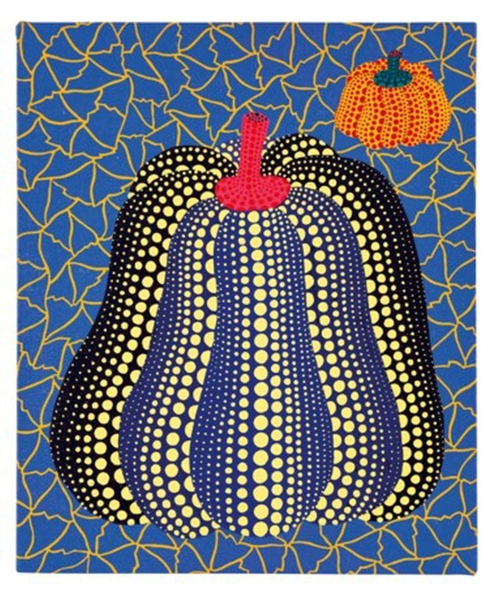 Yayoi Kusama (B. 1929) Pumpkin acrylic on canvas 46 x 38 cm. (18 1/8 x 15 i comparable sale