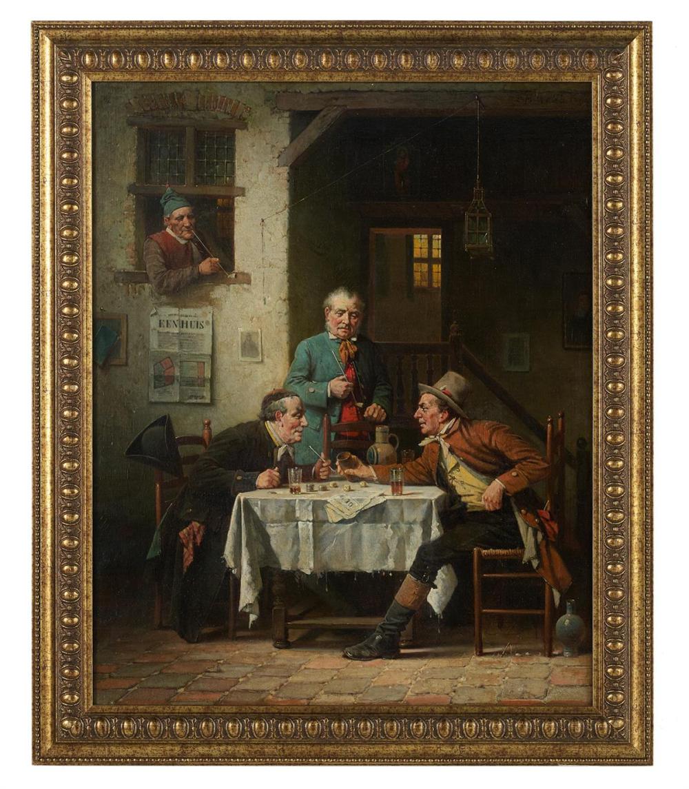Charles Meer Webb comparable auction result: charles meer webb british 1830 1895 tavern game